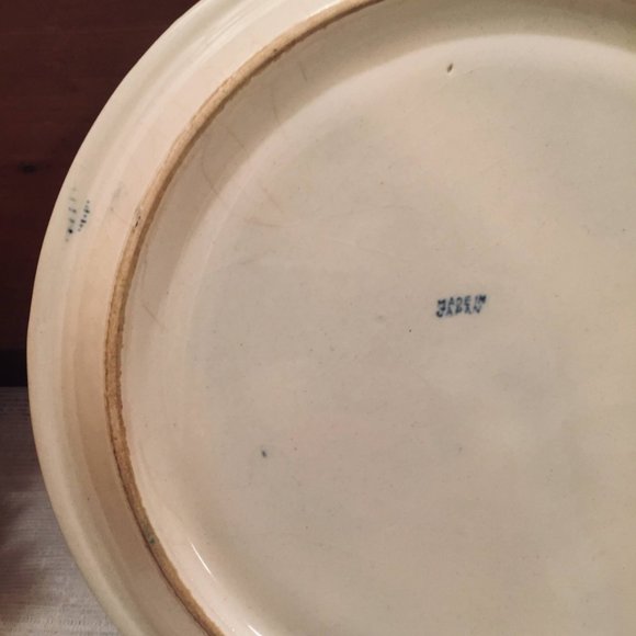 Vintage Heavy Ceramic 10" Blue Willow Grill Plate - Picture 8 of 8